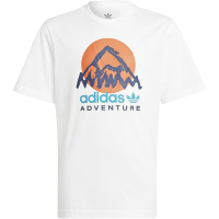 adidas originals 童装 Tee Logo字母印花圆领运动短袖T恤 男童女童 白色 IC5385