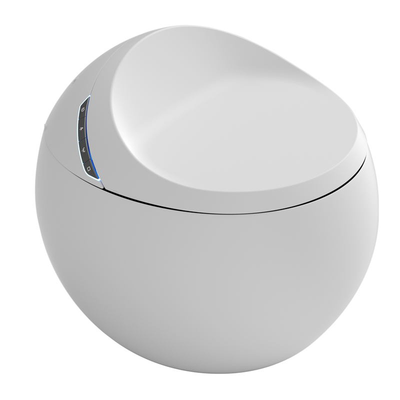 创意一体式无水压即热式智能马桶全自动翻盖鸡蛋形圆型智能坐便器