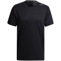 adidas 运动训练休闲圆领短袖T恤 男款 黑色 HC4230