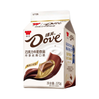 味全 德芙巧克力牛奶 370g*8盒 进口可可优质奶源双重口感加倍丝滑 营养早餐办公室零食