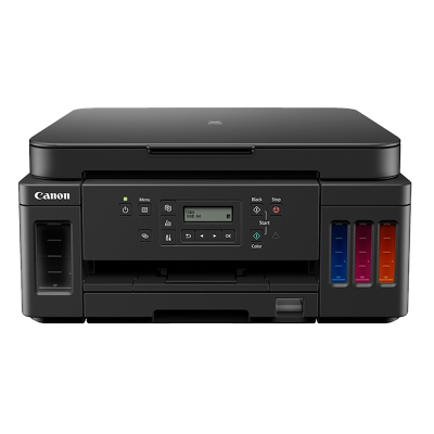 佳能(Canon)G5080彩色喷墨加墨式墨仓连供照片相片打印机家用办公A4办公文档打印 替代G1800 2810 标配