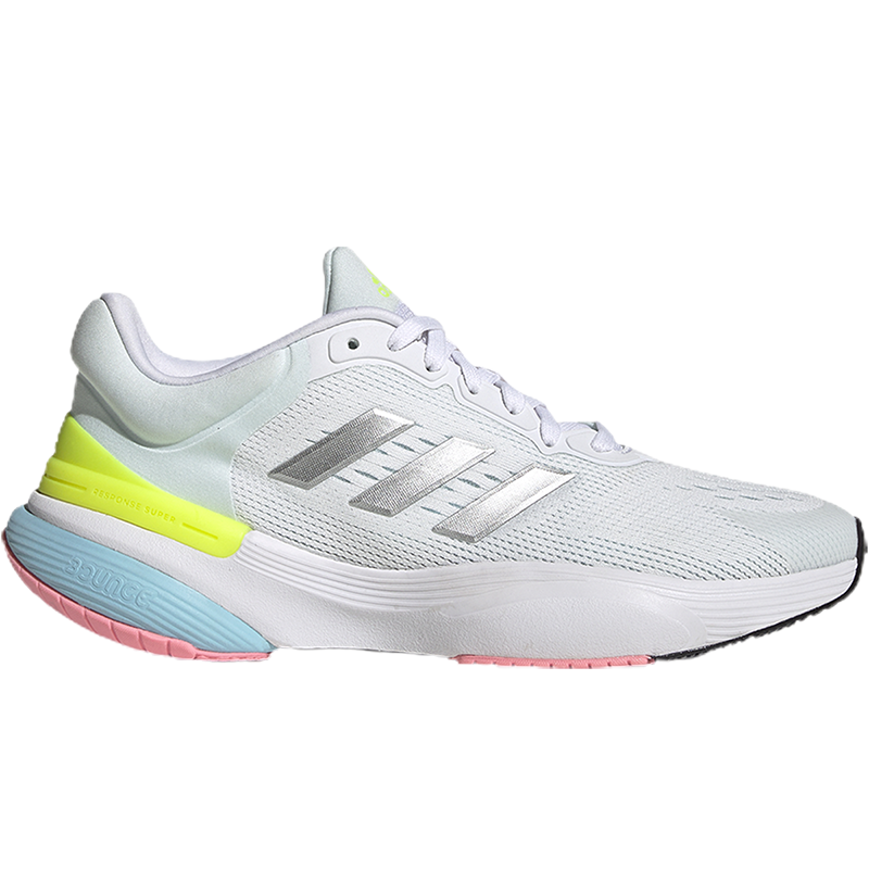adidas Response Super 3.0 舒适耐磨跑步鞋 女款 白蓝 HP2057