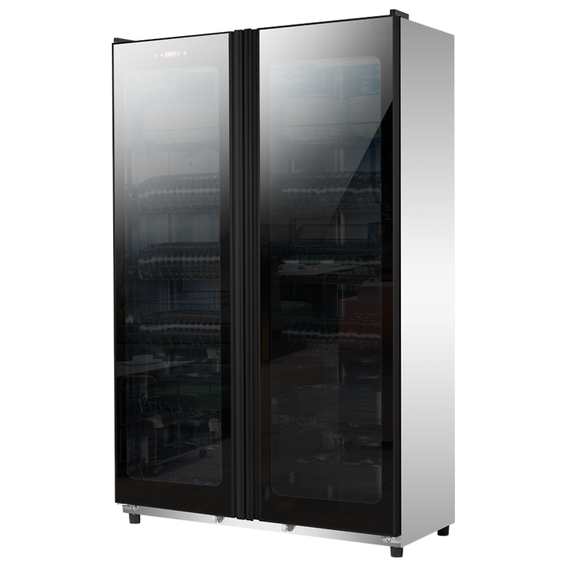 消毒柜饭店商用餐饮立式家用柜式密胺餐具厨房碗筷双开门大容量热风烘干酒店食堂消毒碗柜YTP1000-P7