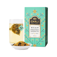 CHALI茶里 桂花龙井茶18包盒装 绿茶花草茶组合三角袋泡茶茶包36g