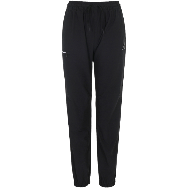 耐克Jordan 童装 纯色Logo微标束脚运动长裤 男童 黑色 FB1679-010