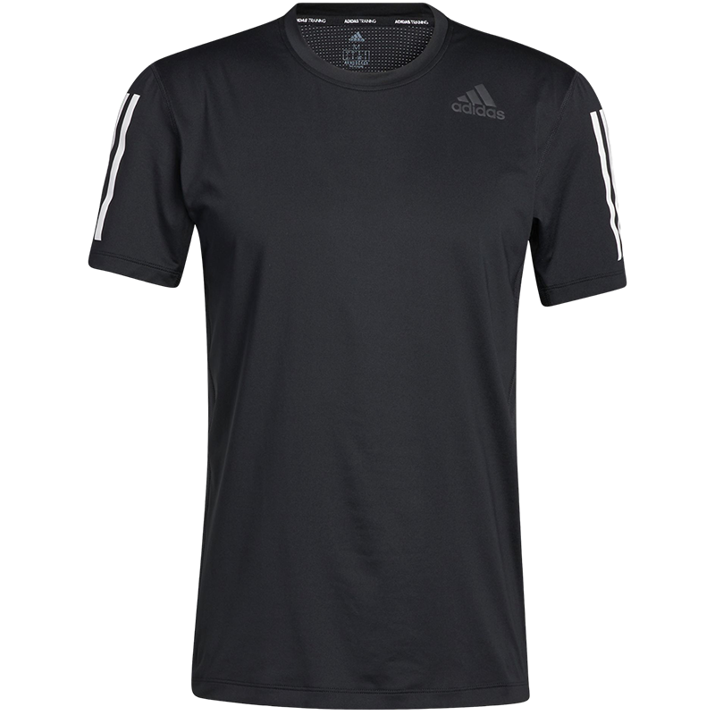 adidas Tf Ss Ftd 3s 运动训练圆领短袖T恤 男款 黑色 GL0460
