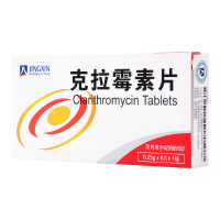 京新 克拉霉素片 0.25g*6片/盒