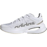 adidas neo Fluidflash 减震防滑 厚底运动跑步鞋 白灰色 GY4937