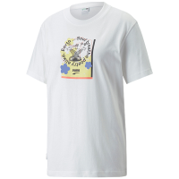 Puma 彪马短袖女款运动服生活系列休闲透气T恤 537649-02