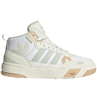 adidas originals Post Up 潮流休闲 防滑耐磨 中帮 板鞋 女款 白绿黄 IE1902