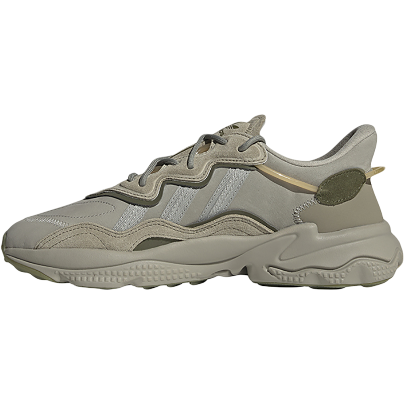 adidas originals Ozweego 耐磨休闲跑步鞋 军绿 男女同款 GW4434