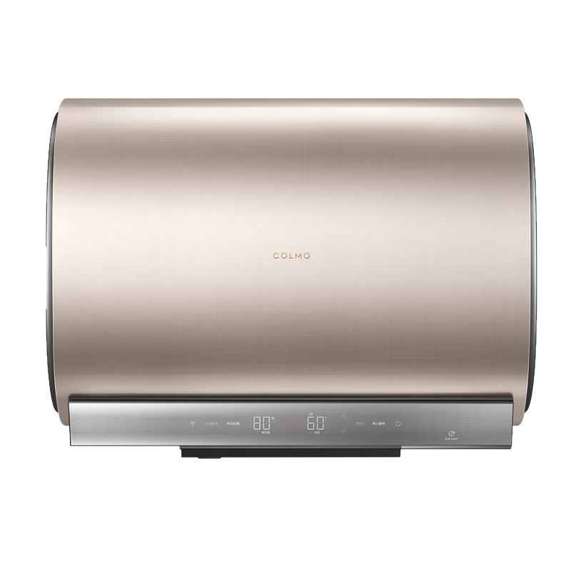 COLMO 家用双胆扁桶电热水器 储水式钛金变频双驱速热 一级能效多重净滤 APP语音智控 80升(CFDQ8032)