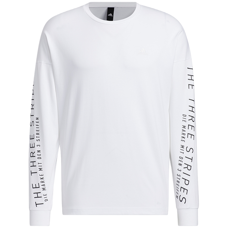 Adidas阿迪达斯2022冬季新款男女训练长袖T恤 HM2695