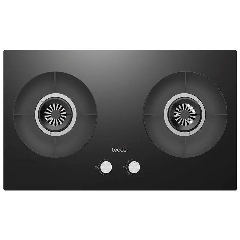 统帅(Leader)海尔出品燃气灶天然气灶双灶智能熄火保护瞬燃点火5.2KW宽频大火力台嵌两用 LQ2GC