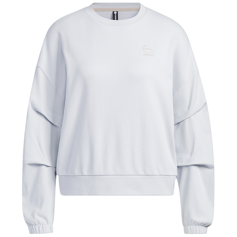 adidas neo 运动休闲卫衣套衫卫衣 女款 白色 IK3422