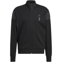 adidas Wj Mh Tracktop Logo印花拉链运动夹克外套 男款 黑色 HM2956