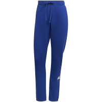 adidas Logo印花图案系带松紧腰束脚运动裤 女款 蓝色 HM2864
