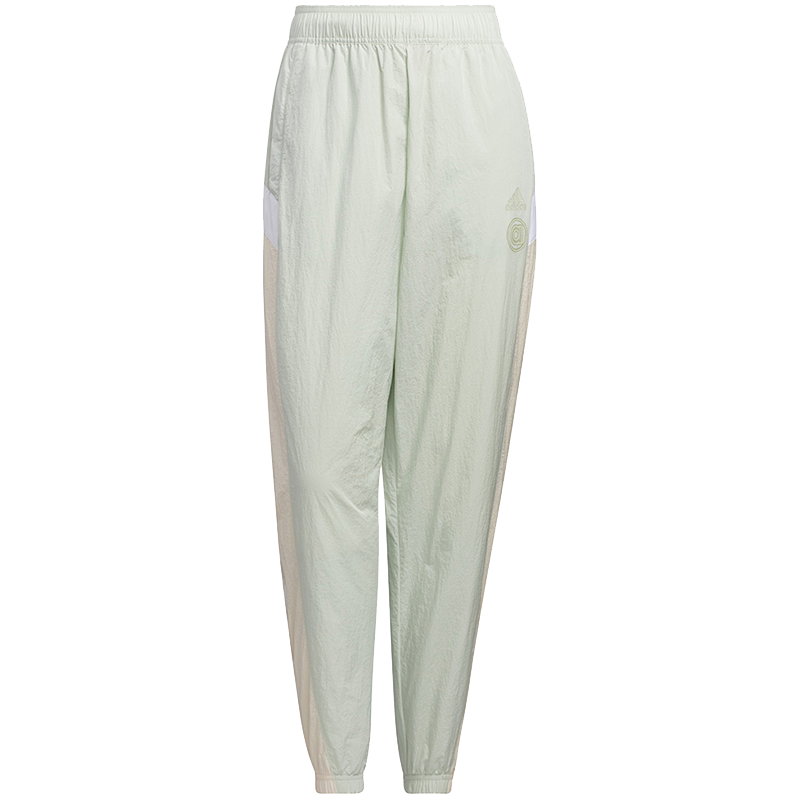 adidas Ust Wv Pt T2 Logo印花系带松紧腰运动裤 女款 白色 HM5283