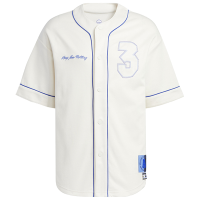 adidas neo 数字刺绣运动圆领短袖衬衫 男女同款 粉白 IA5315