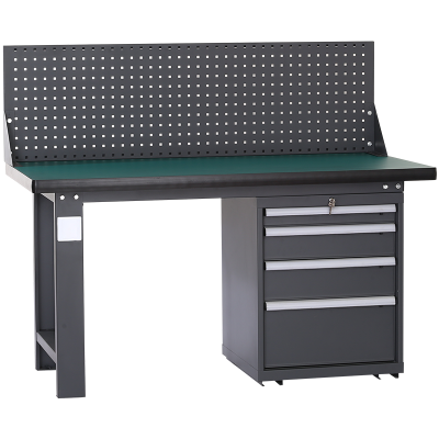 尔迈 重型钳工工作台防静电操作台工厂车间多功能工具台 2.1米 BL款