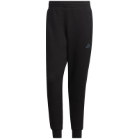 adidas St Blok Knpnt Logo印花松紧腰束脚运动裤 男款 黑色 HM2986