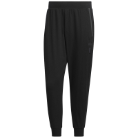 adidas Wj Mh Kn Pnt 纯色Logo刺绣束脚运动长裤 男款 黑色 IA8116