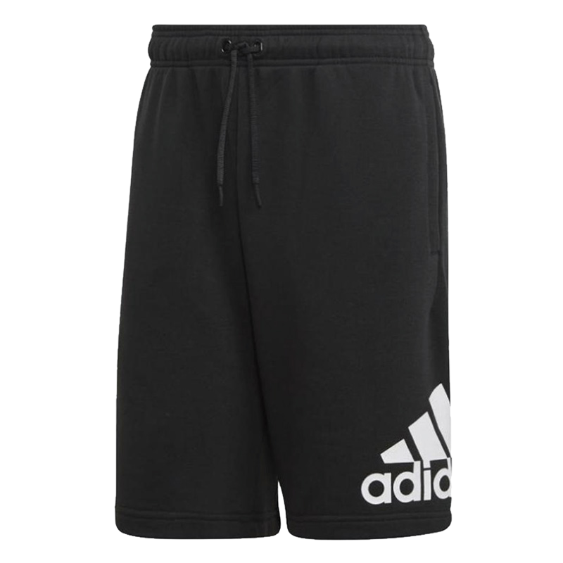 adidas M Mh Boss Hortft 宽松针织透气短裤 男款 黑色 DX7662