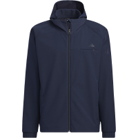 adidas 纯色运动休闲连帽夹克外套 男款 蓝色 HP1415