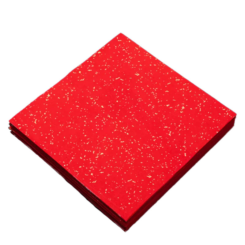 锦瑞星空白对联福字红纸[空白洒金][34*34cm]100张/包