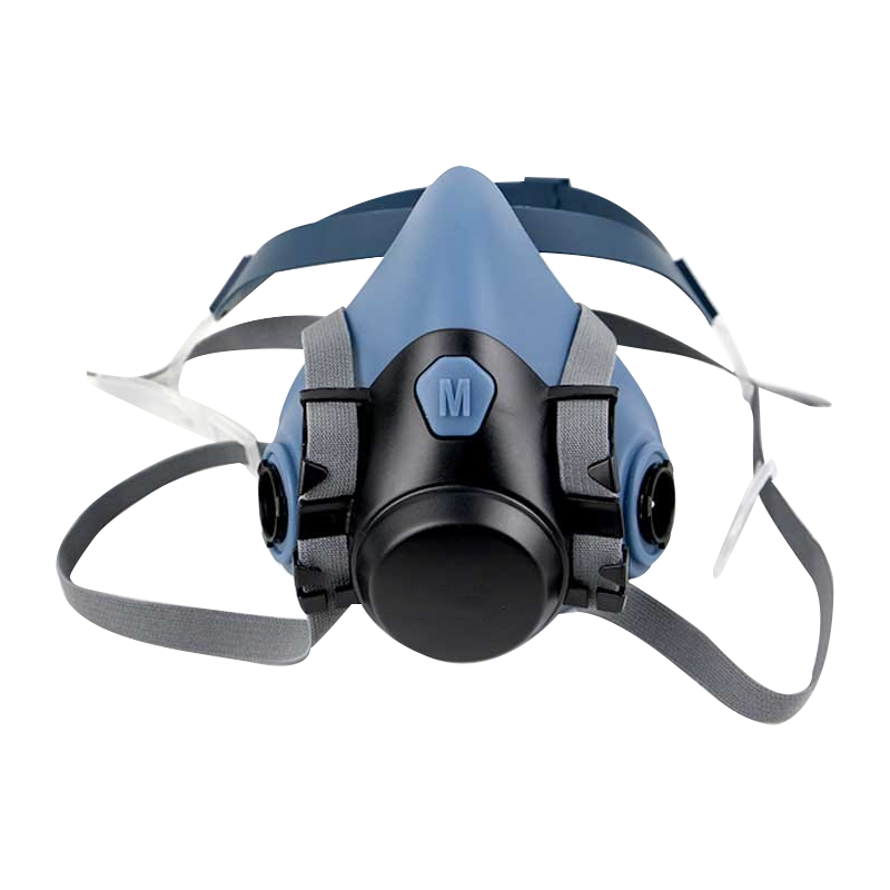 添盾 TD-FB9702 双滤盒硅胶半面罩(中号,单个装,30个/箱)