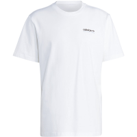 adidas originals Adv Mtn B Tee后背图案Logo印花圆领运动短袖T恤 男款白色 IC2364