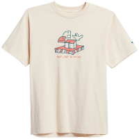 adidas originals 休闲透气卡通图案字母运动短袖T恤 男女同款 灰白色 HC2192