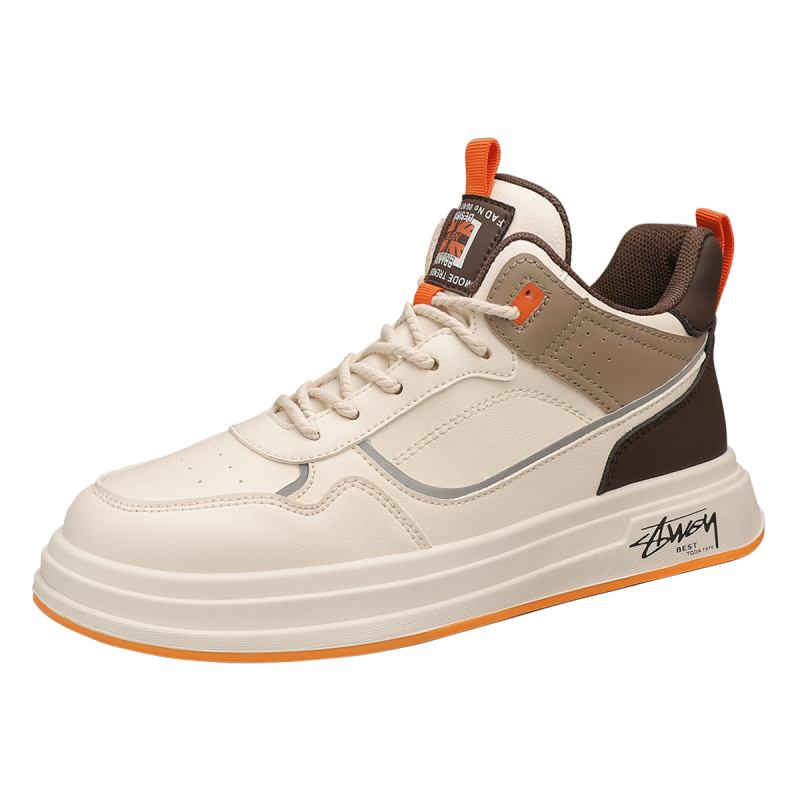 [线下专柜同款]卡帝乐鳄鱼(CARTELO)新款冬季舒适加绒休闲鞋男鞋板鞋保暖棉鞋