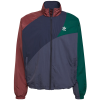 adidas originals 品牌Logo拼色运动夹克外套 男款 HC4499