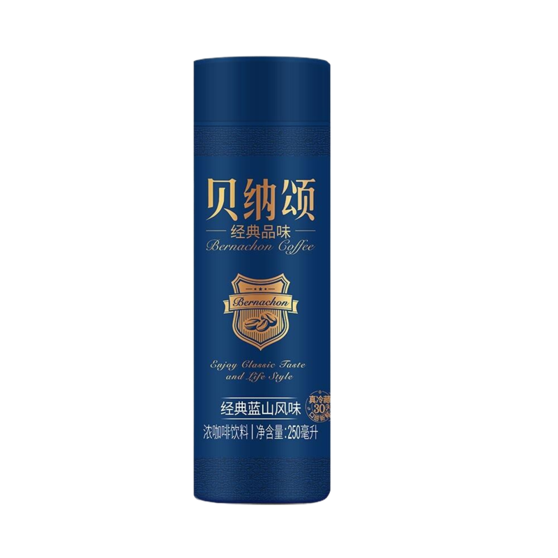 贝纳颂咖啡(经典蓝山)250ml*10瓶 臻选阿拉卡比咖啡豆 现磨般醇厚口感