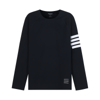 汤姆·布朗 男士聚酰胺弹力紧身打底圆领长袖T恤 MJA001A 06770