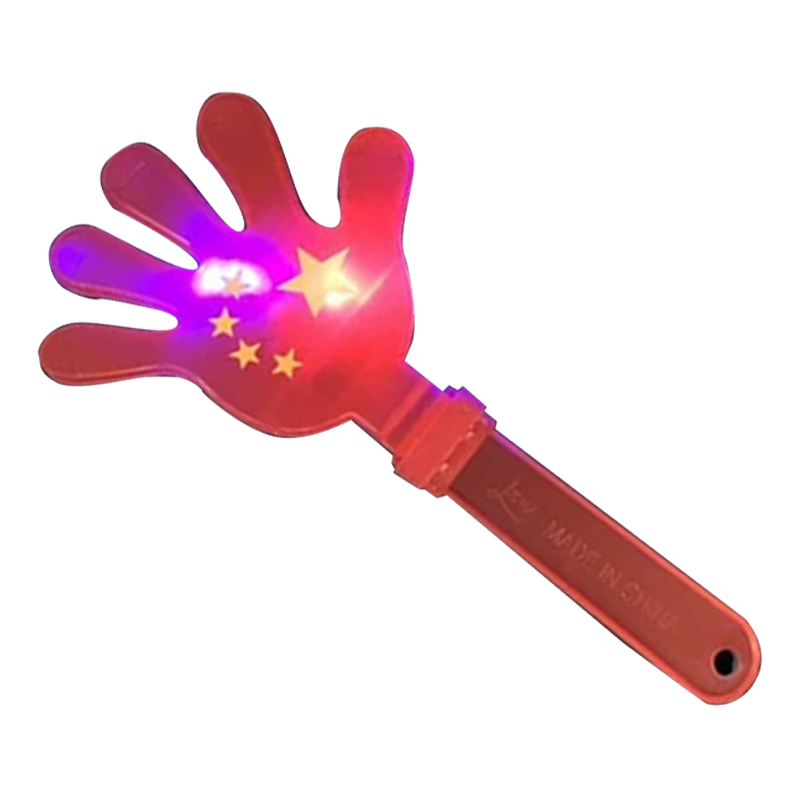锦瑞星活动道具拍手器28cm印五角星手拍10个(发光)/件