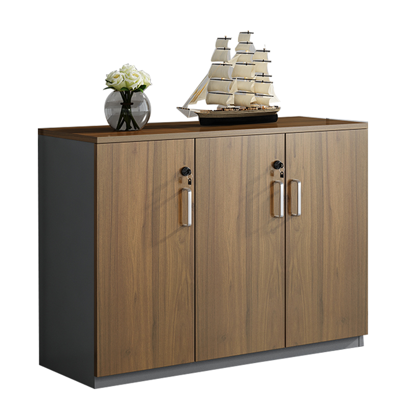 文灵办公室矮柜储物柜文件柜3门