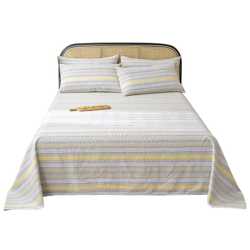 原棉老粗布套件纯棉加厚老粗布床单三件套学生宿舍单双人家用全棉秋冬被单子天作之合