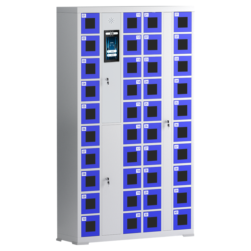 尔迈 智能手机柜电子存包柜存放柜寄存柜40门亚克力窗人脸识别充电款