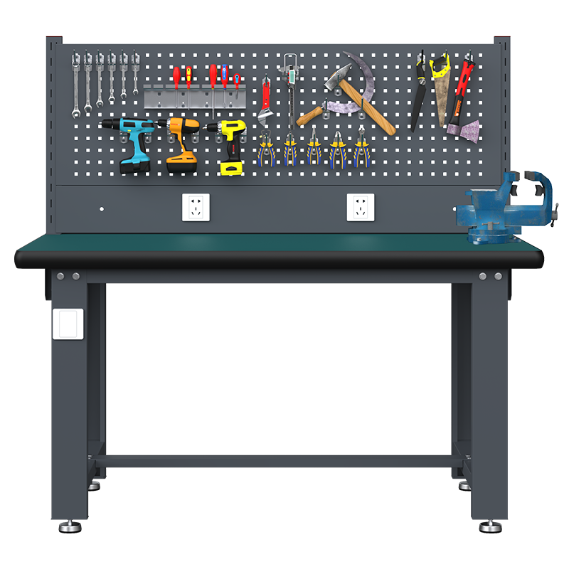 尔迈 维修桌工具台重型钳工台工作台电工厂车间防静电操作台1.8米 BC款