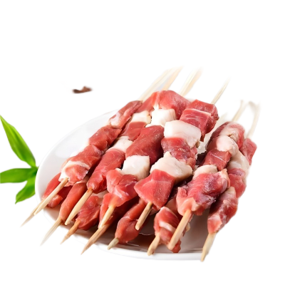 巴林牧场草原羔羊肉串 200g*4袋 草原散养羔羊肉 肉质鲜美 冷冻 BBQ烧烤食材