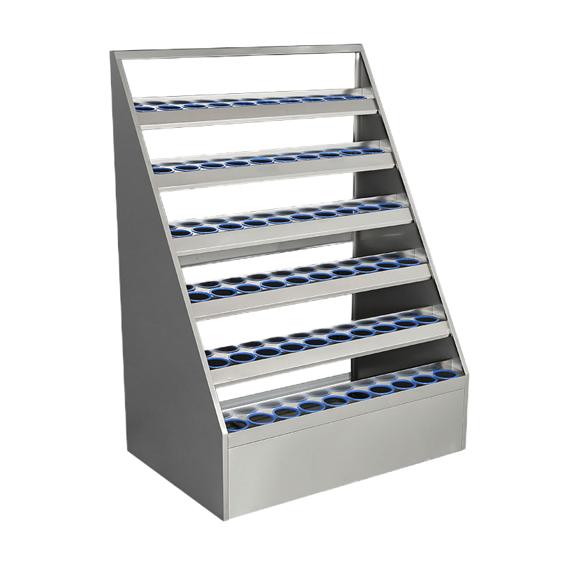 易企采 20位201不锈钢员工水杯架工厂车间茶杯柜放置收纳架公司休息室杯子存放柜