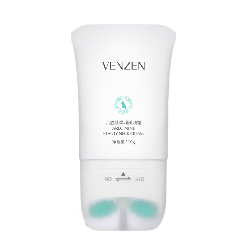 梵贞六胜肽弹润双滚轮美颈霜精氨胶淡化颈纹提拉紧致V型按摩110g
