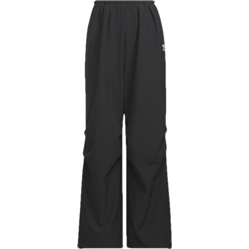 Adidas阿迪达斯三叶草2023女装秋季宽松休闲伞裤梭织运动裤IY9497