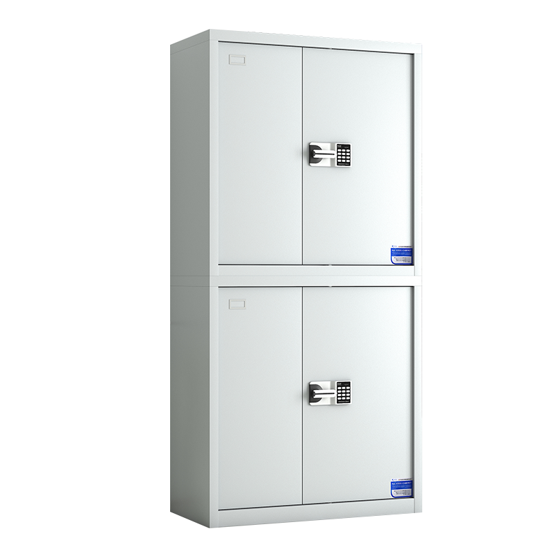翌嘉 钢制保密柜密码文件柜保密档案资料柜 常规分双节智能密码锁