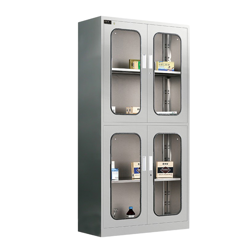 科野 304不锈钢药品柜诊所器械文件柜无菌储物清洁柜医疗操作台不锈钢中二斗柜-304