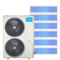 美的(Midea)中央空调MDS-H160W-A(1)Ⅲ一拖六家用变频冷暖中央空调 多联机一拖六