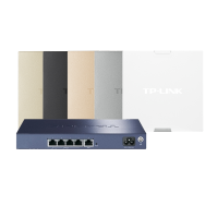 普联 TP-LINK AX3000千兆全屋wifi6覆盖套装 二室一厅组网3只XAP3000GI面板AP(颜色备注)+5口升级款主机 86型5g双频无线易展企业级家用酒店别墅路由器