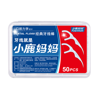 小鹿妈妈(FAWN MUM)经典力学牙线棒3盒150支